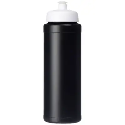 Bidon Baseline® Plus o pojemności 750 ml z wieczkiem sportowym kolor czarny i biały