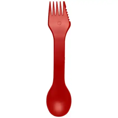 Łyżka, widelec i nóż Epsy 3 w 1 - kolor czerwony