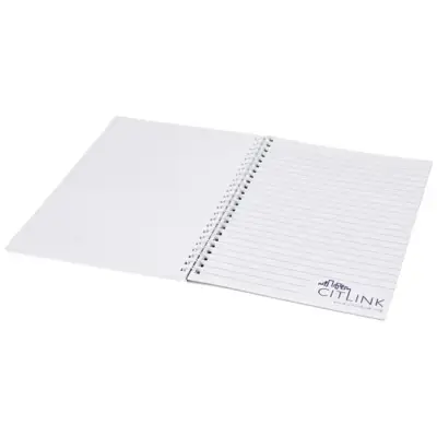 Notatnik Desk-Mate® w formacie A4 z przedziałką - kolor biały