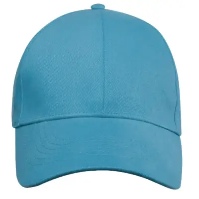 Trona 6 panelowa czapka GRS z recyklingu kolor niebieski /