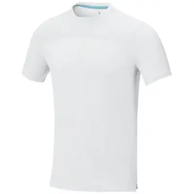 Borax luźna koszulka męska z certyfikatem recyklingu GRS kolor biały / M