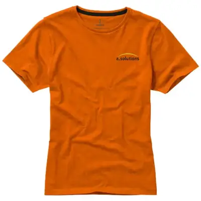 T-shirt damski Nanaimo - rozmiar  M - kolor pomarańczowy