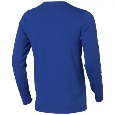 Koszulka z długim rękawem Ponoka - rozmiar  M - kolor niebieski