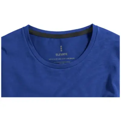 Damska koszulka z długim rękawem Ponoka - rozmiar  XL - kolor niebieski