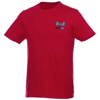 Męski T-shirt z krótkim rękawem Heros kolor czerwony / 5XL