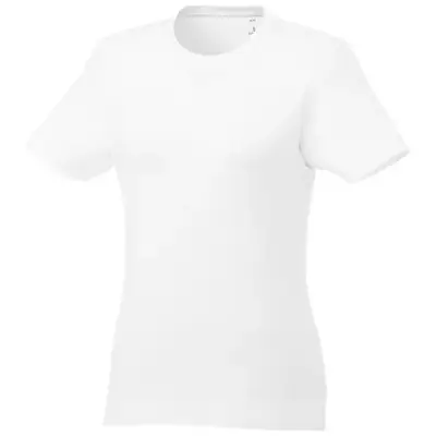 T-shirt damski z krótkim rękawem Heros kolor biały / 3XL