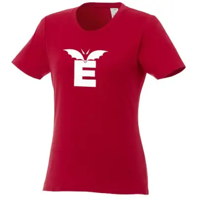 T-shirt damski z krótkim rękawem Heros kolor czerwony / XS