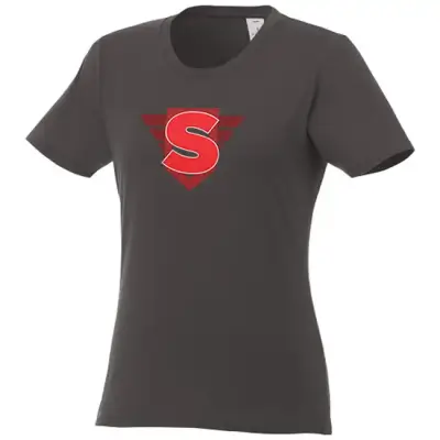 T-shirt damski z krótkim rękawem Heros kolor szary / XS