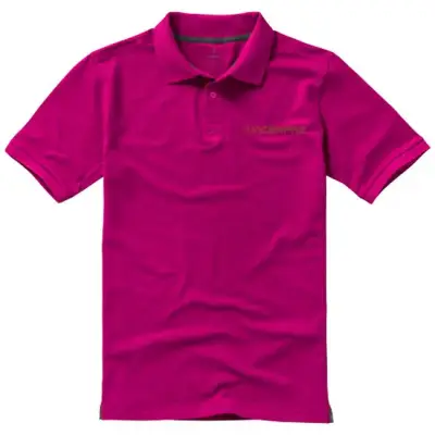 Koszulka polo Calgary - rozmiar  XL - różowa