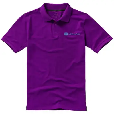 Koszulka polo Calgary - rozmiar  M - kolor fioletowy