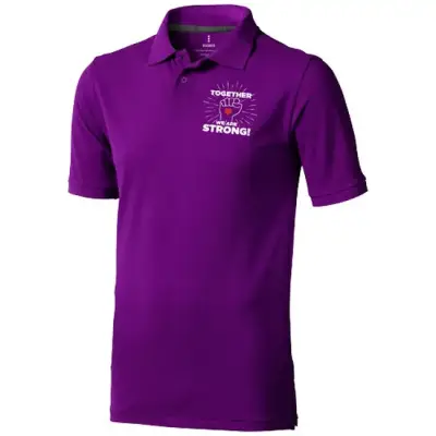 Koszulka polo Calgary - rozmiar  S - kolor fioletowy