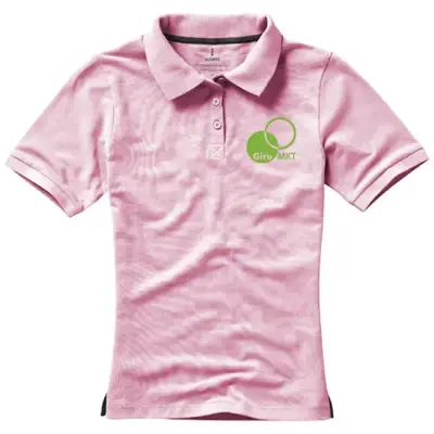 Damska koszulka polo Calgary - rozmiar  M - różowa