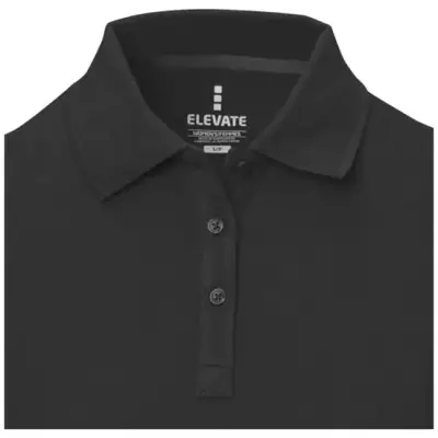 Damska koszulka polo Calgary - rozmiar  S - kolor czarny