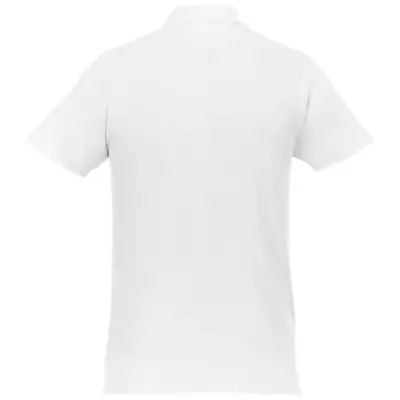 Helios - koszulka męska polo z krótkim rękawem kolor biały / S