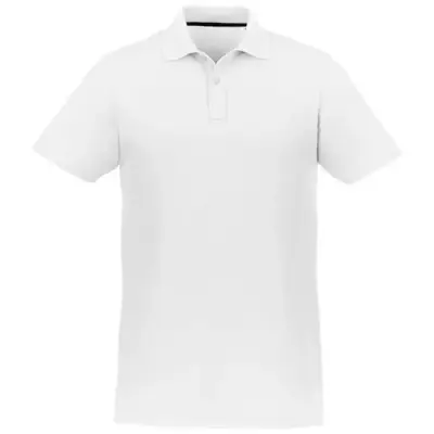 Helios - koszulka męska polo z krótkim rękawem kolor biały / 3XL