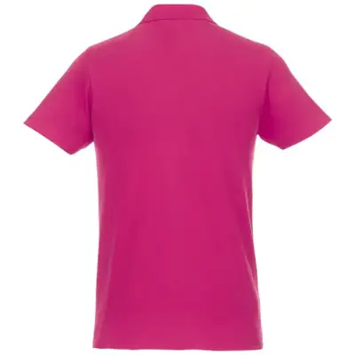 Helios - koszulka męska polo z krótkim rękawem kolor różowy / XXL