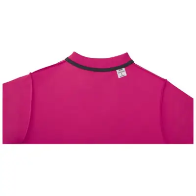 Helios - koszulka damska polo z krótkim rękawem kolor różowy / L