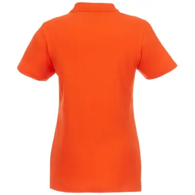 Helios - koszulka damska polo z krótkim rękawem kolor pomarańczowy / XXL