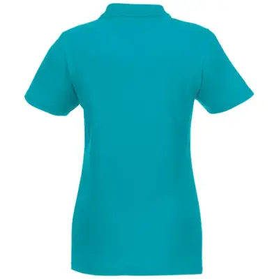 Helios - koszulka damska polo z krótkim rękawem kolor niebieski / M