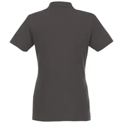 Helios - koszulka damska polo z krótkim rękawem kolor szary / XL