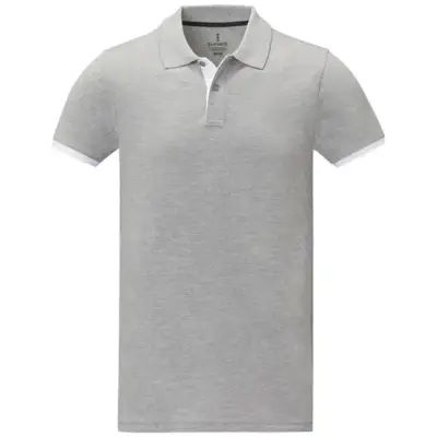 Męska koszulka polo duotone Morgan z krótkim rękawem kolor szary / XL