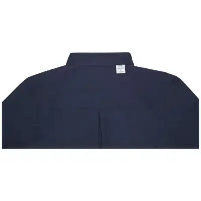 Pollux koszula męska z długim rękawem kolor niebieski / XS