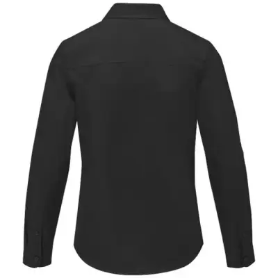 Pollux koszula damska z długim rękawem kolor czarny / L