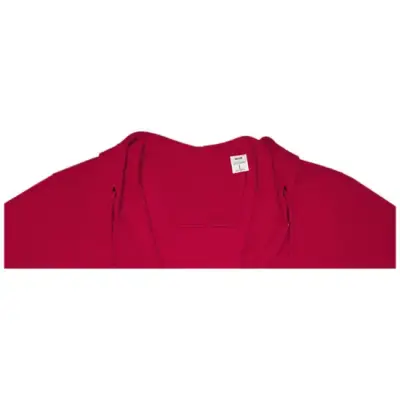Theron męska zapinana na zamek bluza z kapturem kolor czerwony / XXL