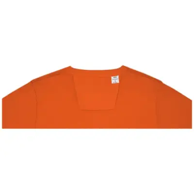 Zenon męska bluza z okrągłym dekoltem kolor pomarańczowy / M