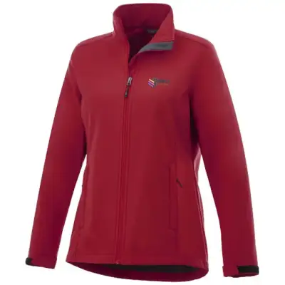 Damska kurtka typu softshell Maxson - rozmiar  S - kolor czerwony