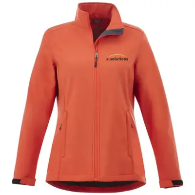 Damska kurtka typu softshell Maxson - rozmiar  M - kolor pomarańczowy