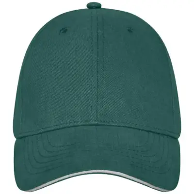 6-panelowa czapka baseballowa Darton kolor zielony