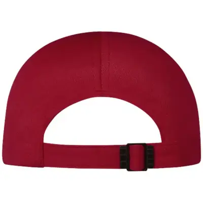 Cerus 6-panelowa luźna czapka z daszkiem kolor czerwony