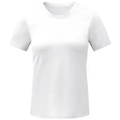 Kratos damska luźna koszulka z krótkim rękawkiem kolor biały / 4XL