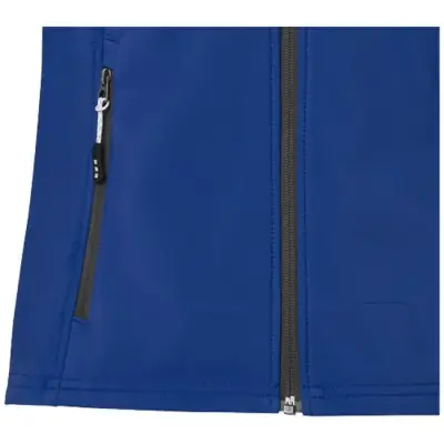 Damska kurtka softshell Langley - M - kolor niebieski