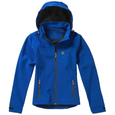 Damska kurtka softshell Langley - rozmiar  XS - kolor niebieski