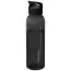 Sky butelka na wodę o pojemności 650 ml z tworzyw sztucznych pochodzących z recyklingu kolor czarny