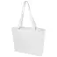 Weekender torba na zakupy z materiału z recyklingu o gramaturze 500 g/m² kolor biały