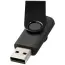 Pamięć USB Rotate Metallic 4GB - kolor czarny