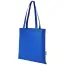 Zeus tradycyjna torba na zakupy o pojemności 6 l wykonana z włókniny z recyklingu z certyfikatem GRS kolor niebieski