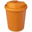 Kubek Americano® Espresso Eco z recyklingu o pojemności 250 ml z pokrywą odporną na zalanie kolor pomarańczowy