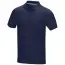 Męska organiczna koszulka polo Graphite z certyfikatem GOTS kolor niebieski / XS