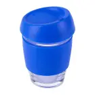 Szklany kubek Stylish 350 ml - niebieski