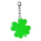 Brelok odblaskowy Lucky Clover  - kolor zielony