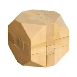 Układanka logiczna Cube - kolor ecru