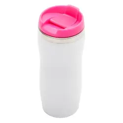 Kubek izotermiczny Askim 350 ml - kolor różowy