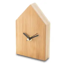 Zegar bambusowy La Casa - brązowy
