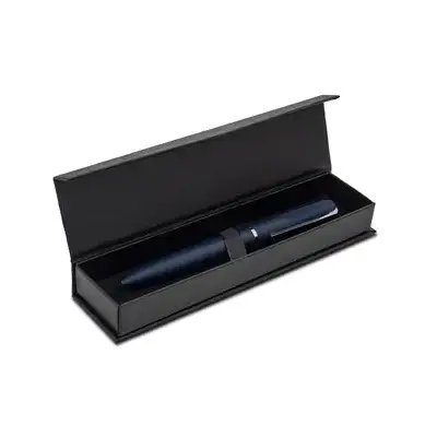 Metalowy długopis w pudełku Saba kolor granatowy