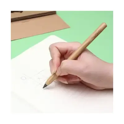 Wieczny długopis/ołówek w etui Kony kolor beżowy
