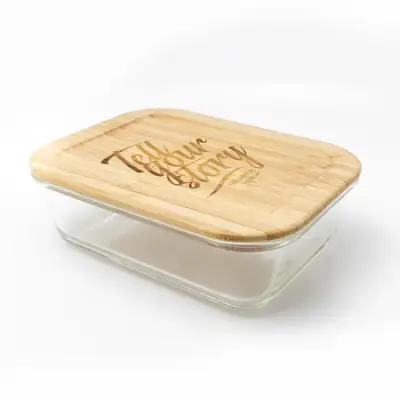Lunch box Glasial 1000 ml - brązowy